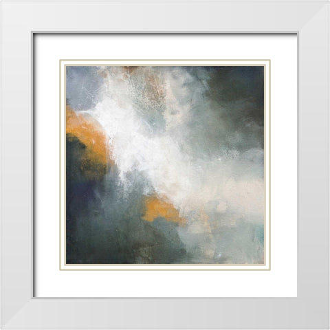 Through The Mist White Modern Wood Framed Art Print with Double Matting by Hale, Karen