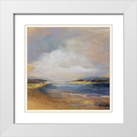 Another Day White Modern Wood Framed Art Print with Double Matting by Hale, Karen