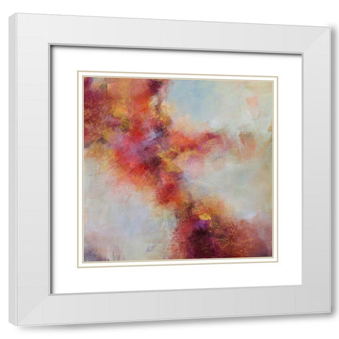 Spark of Dreams White Modern Wood Framed Art Print with Double Matting by Hale, Karen