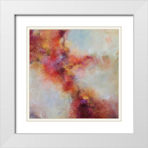 Spark of Dreams White Modern Wood Framed Art Print with Double Matting by Hale, Karen