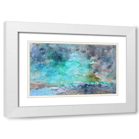 Reflections of Nature White Modern Wood Framed Art Print with Double Matting by Herckenrath, Ingeborg