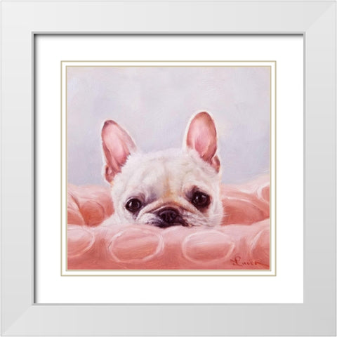My Happy Place White Modern Wood Framed Art Print with Double Matting by Heffernan, Lucia