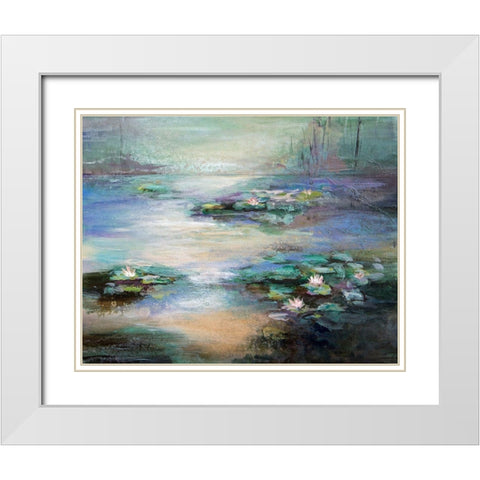 Inner Depth White Modern Wood Framed Art Print with Double Matting by Hale, Karen