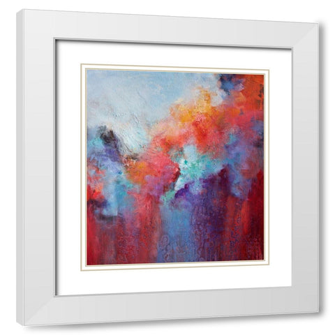 Revival White Modern Wood Framed Art Print with Double Matting by Hale, Karen