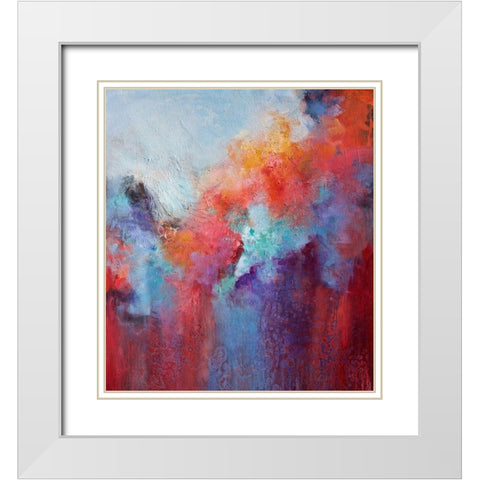 Revival White Modern Wood Framed Art Print with Double Matting by Hale, Karen