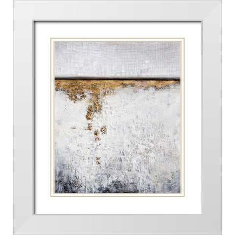 Out Of The Depths White Modern Wood Framed Art Print with Double Matting by Hale, Karen