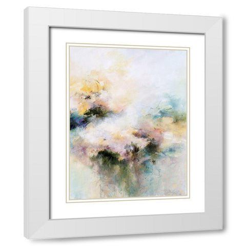 Fresh Scent White Modern Wood Framed Art Print with Double Matting by Hale, Karen