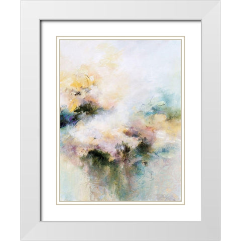 Fresh Scent White Modern Wood Framed Art Print with Double Matting by Hale, Karen