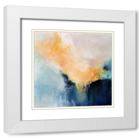 A Moment Suspended White Modern Wood Framed Art Print with Double Matting by Hale, Karen