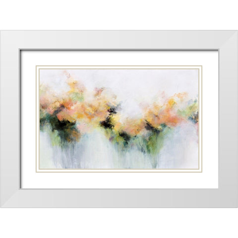 Warm Light White Modern Wood Framed Art Print with Double Matting by Hale, Karen