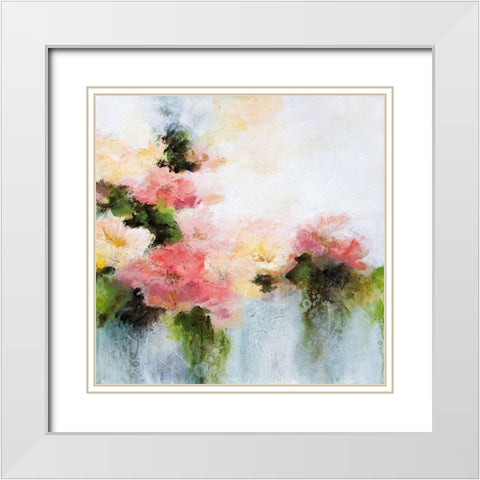 Welcome Home White Modern Wood Framed Art Print with Double Matting by Hale, Karen