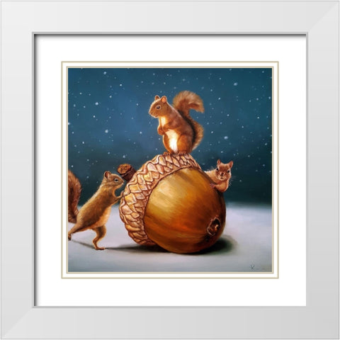 The Big Find White Modern Wood Framed Art Print with Double Matting by Heffernan, Lucia