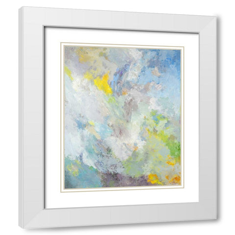 Winter Wind White Modern Wood Framed Art Print with Double Matting by Heller, Marsha