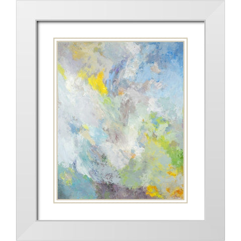 Winter Wind White Modern Wood Framed Art Print with Double Matting by Heller, Marsha
