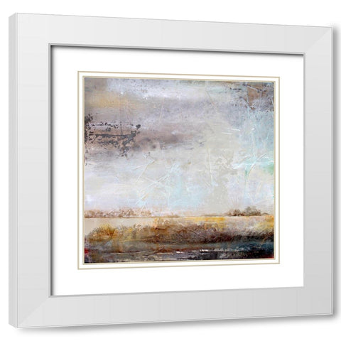 Contemporary Experience White Modern Wood Framed Art Print with Double Matting by Hale, Karen