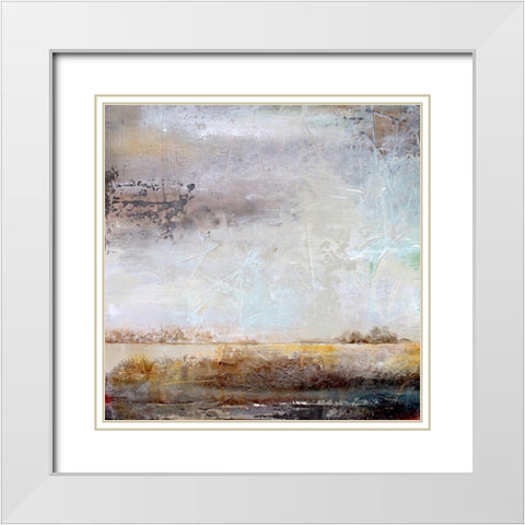 Contemporary Experience White Modern Wood Framed Art Print with Double Matting by Hale, Karen