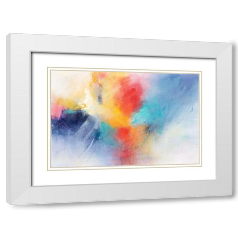 Opportunity White Modern Wood Framed Art Print with Double Matting by Hale, Karen