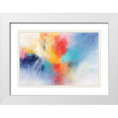 Opportunity White Modern Wood Framed Art Print with Double Matting by Hale, Karen