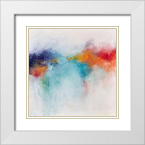Other Dimension White Modern Wood Framed Art Print with Double Matting by Hale, Karen