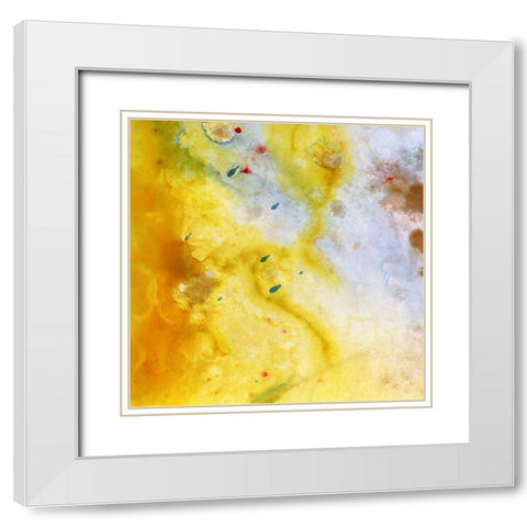 Untitled 30B White Modern Wood Framed Art Print with Double Matting by Hile, Scott