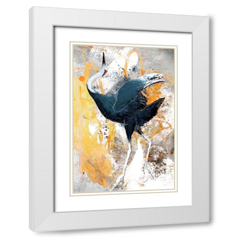 Rites of Spring White Modern Wood Framed Art Print with Double Matting by Hastings, Porter