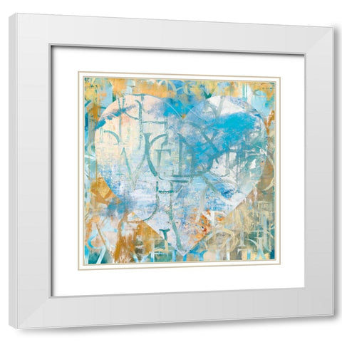 Lingering Truth White Modern Wood Framed Art Print with Double Matting by Hastings, Porter