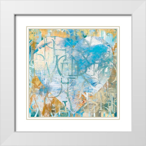 Lingering Truth White Modern Wood Framed Art Print with Double Matting by Hastings, Porter