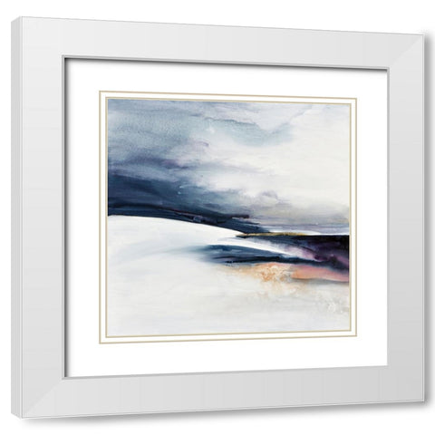 A Place To Be White Modern Wood Framed Art Print with Double Matting by Hale, Karen