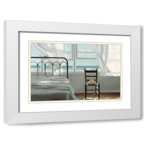 The Dream of Water White Modern Wood Framed Art Print with Double Matting by Hollingsworth, Karen