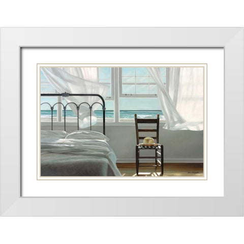 The Dream of Water White Modern Wood Framed Art Print with Double Matting by Hollingsworth, Karen