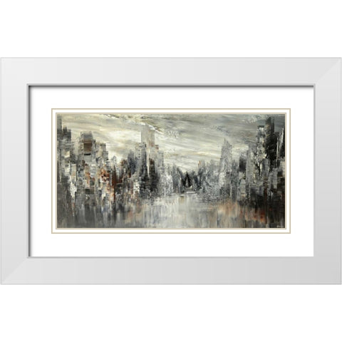 City of the Century White Modern Wood Framed Art Print with Double Matting by Iliina, Tatiana