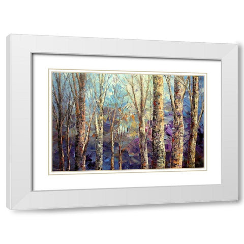 Elven Kingdom White Modern Wood Framed Art Print with Double Matting by Iliina, Tatiana