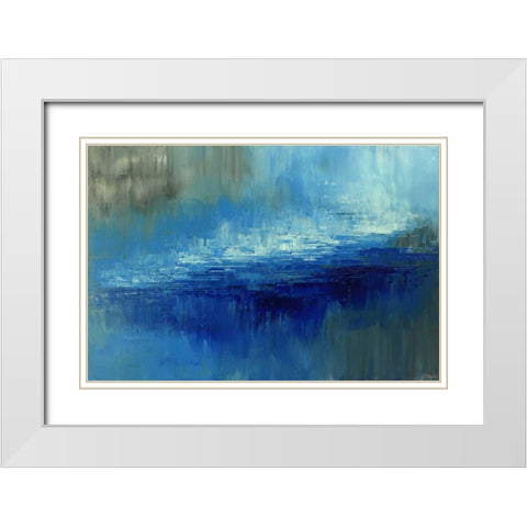 Lost Paradise White Modern Wood Framed Art Print with Double Matting by Iliina, Tatiana