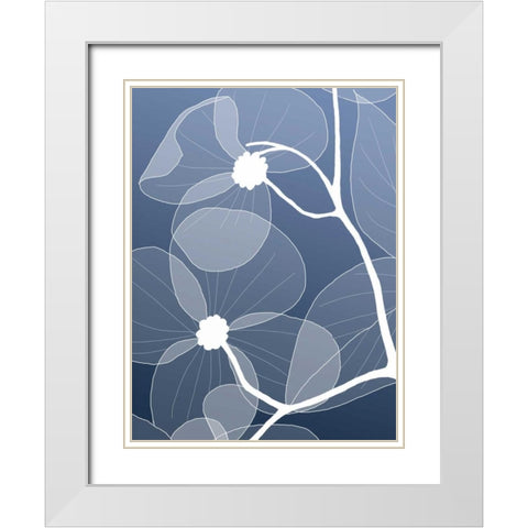IN246_2 White Modern Wood Framed Art Print with Double Matting by GraphINC Studio