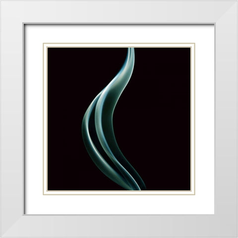 Smoke White Modern Wood Framed Art Print with Double Matting by PhotoINC Studio