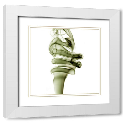 Smoke White Modern Wood Framed Art Print with Double Matting by PhotoINC Studio