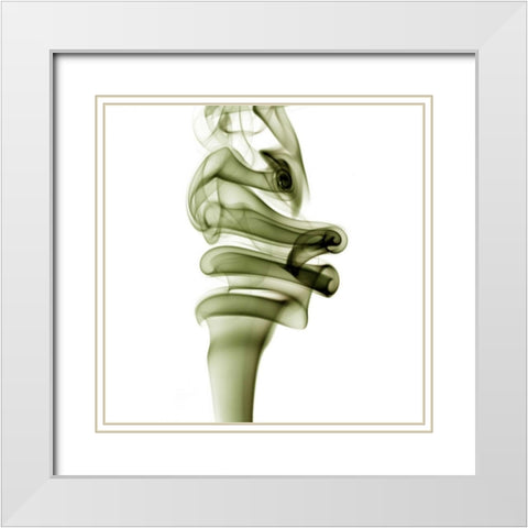 Smoke White Modern Wood Framed Art Print with Double Matting by PhotoINC Studio