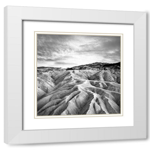 Foot of the mountain White Modern Wood Framed Art Print with Double Matting by PhotoINC Studio