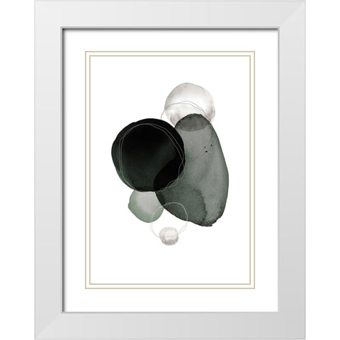 Expression of Hope No. 1 White Modern Wood Framed Art Print with Double Matting by Incado