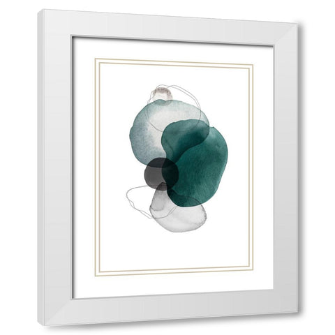Expression of Hope No. 2 White Modern Wood Framed Art Print with Double Matting by Incado