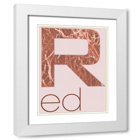 RGB - light - 01 White Modern Wood Framed Art Print with Double Matting by TypeLike