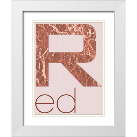 RGB - light - 01 White Modern Wood Framed Art Print with Double Matting by TypeLike