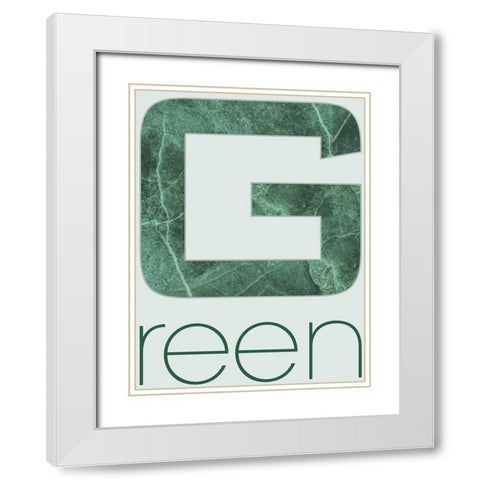 RGB - light - 02 White Modern Wood Framed Art Print with Double Matting by TypeLike