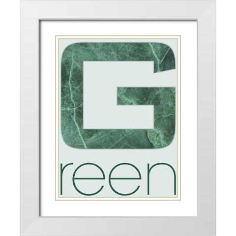 RGB - light - 02 White Modern Wood Framed Art Print with Double Matting by TypeLike