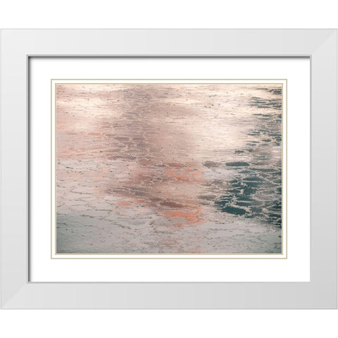 Silver White Modern Wood Framed Art Print with Double Matting by PhotoINC Studio