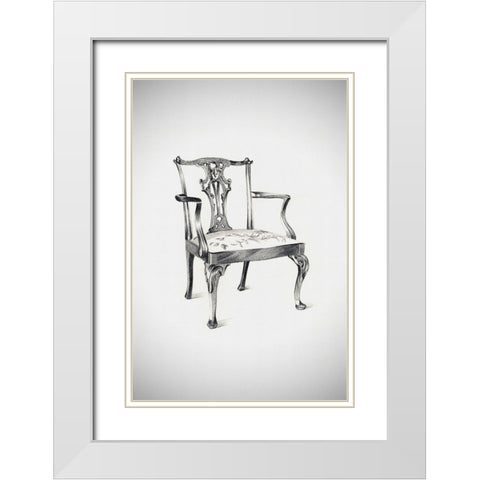 Moment White Modern Wood Framed Art Print with Double Matting by Incado