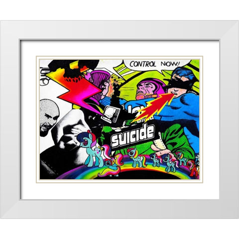 Whatever You Like White Modern Wood Framed Art Print with Double Matting by Colourblind Suicide