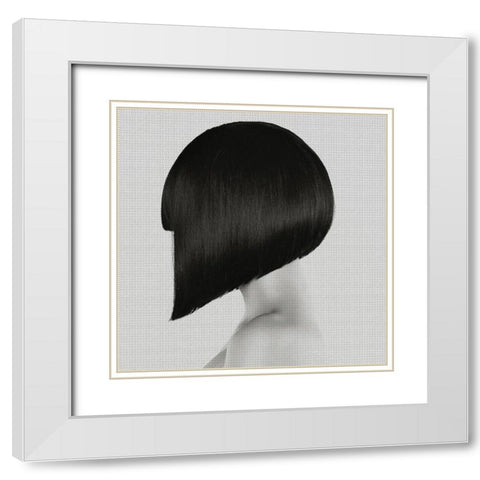 Sharp White Modern Wood Framed Art Print with Double Matting by Incado
