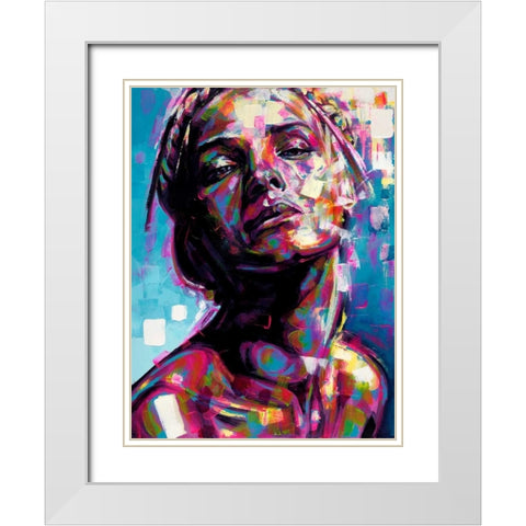 Whatever You Like White Modern Wood Framed Art Print with Double Matting by Grey, James