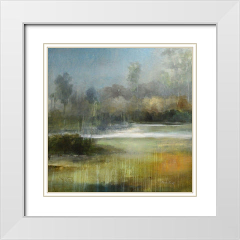 A Quiet Place White Modern Wood Framed Art Print with Double Matting by Jennings, J Austin